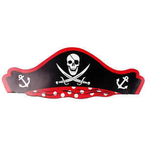 60-Pack Paper Pirate Hats 12 Styles For Halloween/Costume Parties