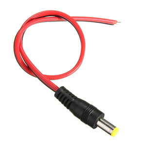 2.1x5.5mm Male Dc Connector With 23cm Cable For <b>Power</b> <b>Supply</b> <b>Adapter</b> - Product Image 1