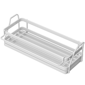 Modern Kitchen <b>Racks</b> Standing Type Spice Storage <b>Racks</b> Stainless Steel Waterproof Sink Sponge Drain Baskets - Product Image 5