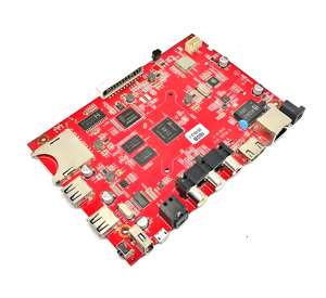 บอร์ดพีซีบีควบคุมสำหรับอุตสาหกรรม OEM บริการ PCBA แบบครบวงจรพร้อมหน้ากากสีแดงบัดกรี PCBA ชั้นนำของจีน - Product Image 1