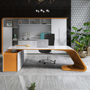 Dipingere tavolo capo di fascia alta semplice moderno direttore della moda creativo di grande classe tavolo e sedia combinazione - Product Image 5