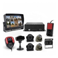 Caméras AI MDVR Kit de Surveillance Vidéo DVR 8 Canaux 1080p 3G SD Système de Caméra Mobile pour Voiture MDVR GPS 4G WiFi