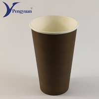 Produits d'usine, gobelets à boissons chaudes à paroi simple écologiques, gobelets en papier pour fête, pour eau, café, jus