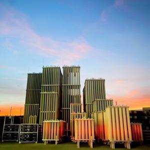 Vaporisateur d'<span class=keywords><strong>air</strong></span> ambiant pour gaz <span class=keywords><strong>liquide</strong></span> cryogénique en aluminium de haute qualité 350 Nm³/h, à haute efficacité d'échange thermique - Product Image 1