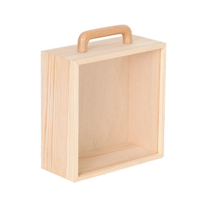 Caja de regalo de madera, caja para recuerdos de boda, caja de almacenamiento portátil para damas de honor/mejores amigas, caja de regalo artística - Product Image 5