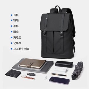 Calico Clear Men's <b>Backpack</b> Military Green 16-Inch <b>Laptop</b> Bag Business Travel Commuter Style - Product Image 3