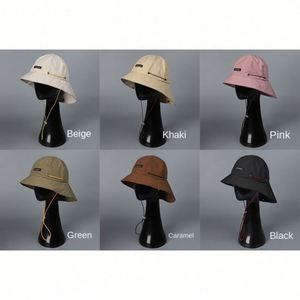 New Arrival Unisex Fast Dry Outdoor Hat Summer <b>Sunscreen</b> Fisherman Hat Windproof Breathable Extended Brim Bucket Hat - Product Image 2