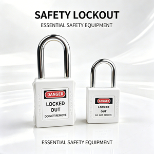 <span class=keywords><strong>Cadenas</strong></span> de sécurité antidérapant à bord arrondi personnalisable, <span class=keywords><strong>cadenas</strong></span> de blocage et d'étiquetage à clé maîtresse et à clé secondaire pour la gestion industrielle - Product Image 1