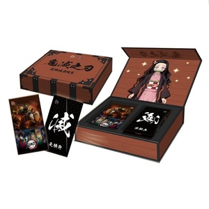 Rare <span class=keywords><strong>Demon</strong></span> <span class=keywords><strong>Slayer</strong></span> Trading Collection Cartes À Jouer Anime Personnage Nezuko Tanjirou Diamant Métal Cartes À Collectionner Jouets Cadeau - Product Image 1