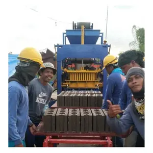 Zement fliesen maschine QT 6-15 Voll automatische ineinandergreifende Betonblock herstellungs maschine Preis verkauf in der US-Ziegelfabrik in der Türkei