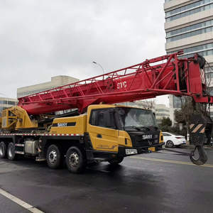 Grue de camion SAN d'occasion 2021, 50 tonnes, modèles STC2200, STC800E5, STC550T5, STC250H, avec moteur et boîte de vitesses - Product Image 1