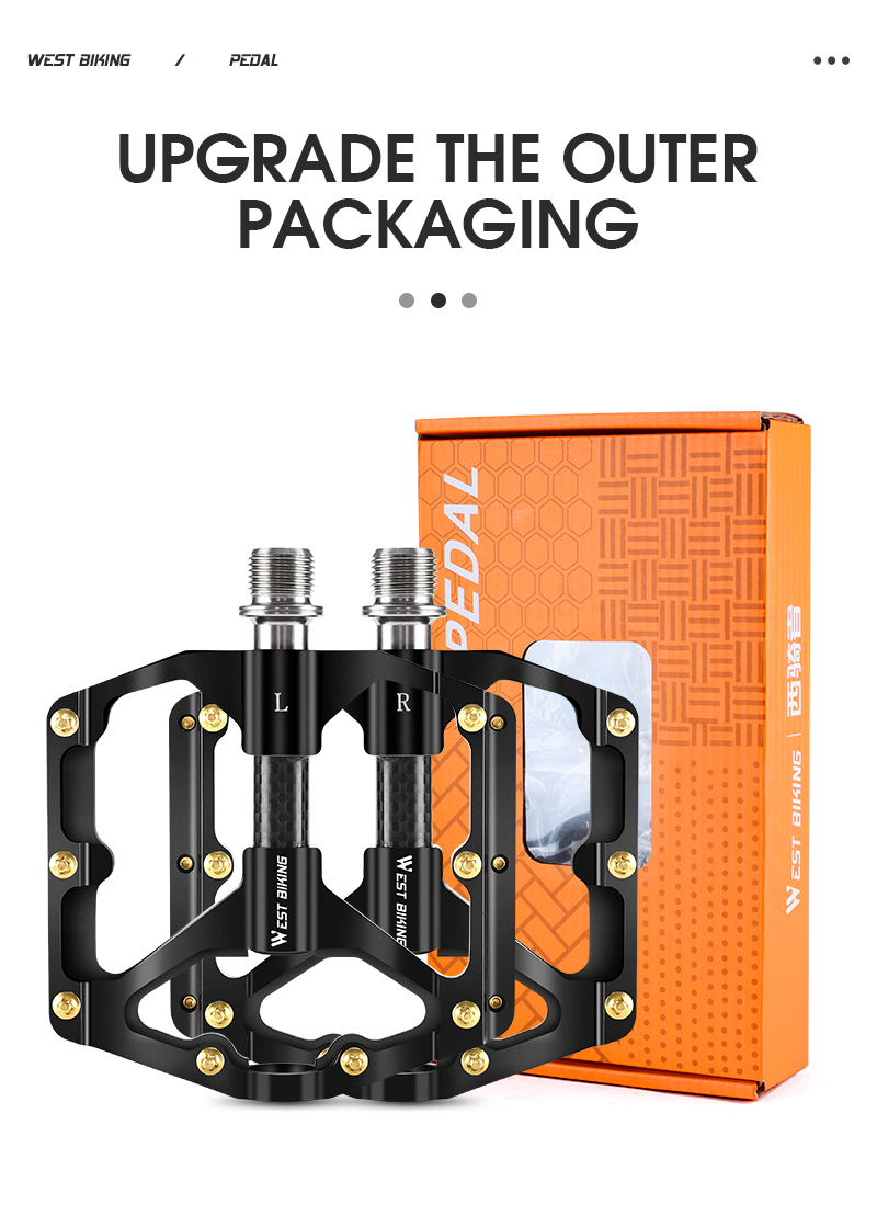 WEST BIKING Ultra-Light Bearing Pedals Durable Efficient