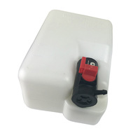 KELE 12V 1.5L Set Botol Pencuci Kaca Mobil Universal dengan Botol Semprot Wiper Segel Gulung