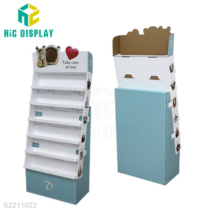 Snack siêu thị giấy hiển thị giá hạt bánh mì hiển thị giá cà phê kẹo khoai Tây Chip sàn Pallet hiển thị - Product Image 3