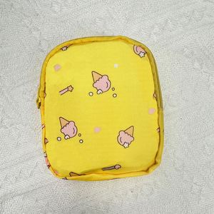 Sac de rangement portable en tissu Oxford, motif lettres, étanche, avec fermeture éclair, pour serviettes hygiéniques, rouges à lèvres et bijoux, 3-6L, vente en gros - Product Image 6