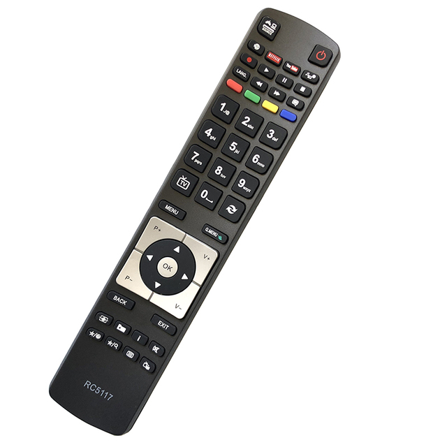 Replacement Remote Control RC5117 for Hitachi LCD TV RC5117 RC5118 RC5118F RC5116 42HYT42U 50HYT62UH Smart TV