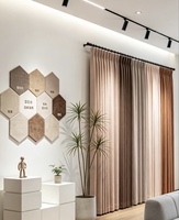 Tissu de rideau occultant personnalisé de qualité supérieure en chenille texturée super douce pour la décoration intérieure