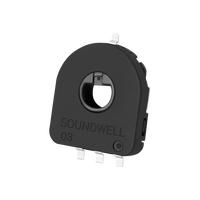 Potenciómetro Rotatorio Ultrafino de Alta Calidad Soundwell Rg1101 Rg1102, Control de Volumen de Audio para Automóvil, Rotación de 360 Grados