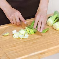 Table de pique-nique pliante Portable en bambou avec planche à découper supérieure amovible