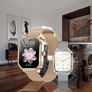 Montre connectée numérique pour femme <span class=keywords><strong>MK88</strong></span>, bracelet de suivi d'activité, moniteur de fréquence cardiaque, montre-bracelet électronique - Product Image 3