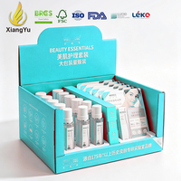 Boîtes en carton ondulé imprimées sur mesure, emballage de vente au détail pour les produits de soins du visage, les produits de soins personnels et les présentoirs de magasins de cosmétiques