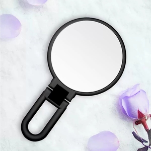 Custom Round Travel Foldable Hand Held <strong>Mirror</strong> Double Sided Small Desktop 1x / 30x <strong>Magnifying</strong> Make up Vanity <strong>Mirror</strong> - Product Image 5