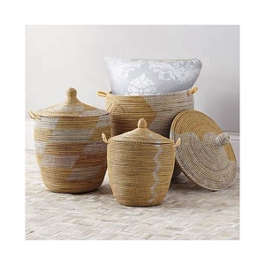 Mayorista natural de algas marinas cestas de ropa con pp cuerdas - Product Image 5