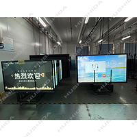 HUSHIDA Prix d'usine Écran 4K 65 75 85 98 pouces Écran tactile Logiciel multilingue Téléviseur intelligent LCD Tableau blanc interactif