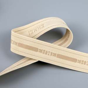 Cinta Elástica de Nailon con Diseño Innovador y Logotipo Jacquard Personalizado para Accesorios de Ropa, Cinturilla - Product Image 4