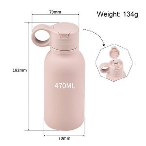 9 Colors Water Bottle With Hinged <b>Cap</b> Minimalist Design for Outdoor Camping <b>Hiking</b> Unisex Bpa Free Reusable - Product Image 2