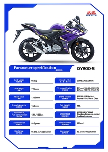 Motocicleta Deportiva <span class=keywords><strong>DAYUN</strong></span> 2023 con Motor de 200cc para Jóvenes - Product Image 6