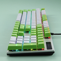 Clavier de jeu filaire RGB avec éclairage RGB, clavier de bureau pour jeux vidéo en anglais