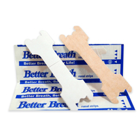 Bandes nasales anti-ronflement confortables les plus vendues en tissu non tissé, patchs corporels certifiés pour le nez ou bandes adhésives nasales