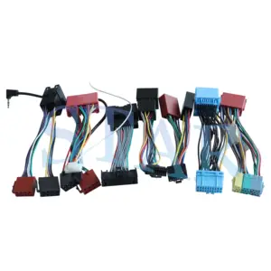 Y Cable Radio Wiring Harness For USB Adapter CD Changer Navigation Device Fit For Toyota 6+6 Pin 2003-2014 Toyota Camry