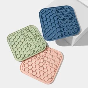 PATTES ROBUSTES Offre Spéciale tapis de lécher pour chien tapis de lécher pour animaux de compagnie en silicone écologique tapis de lécher pour animaux de compagnie avec mangeoire lente