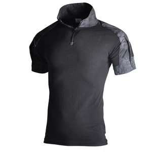 Camisas Tácticas de Manga Corta con Camuflaje para Hombre, con Cremallera, Tejido Transpirable para Uso en Exteriores - Product Image 2