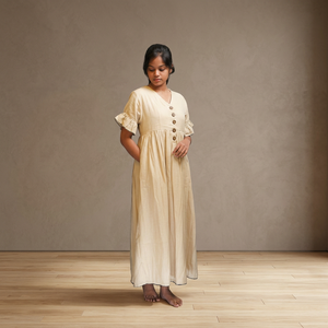Robe d'allaitement sans manches de haute qualité, douce, longueur genou, vêtement de nuit de grossesse, antibactérienne, respirante, été, post-partum - Product Image 3
