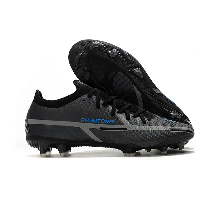 High shoes 3Dknitting breathable rubber mesh football shoes spike men football boots phantom AG-Pro shoe football