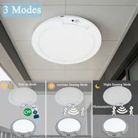 Nouvelle arrivée, plafonnier LED intelligent magnétique sans fil, rechargeable, portable, corps en ABS, détecteur de mouvement, variateur d'intensité, utilisation intérieure et extérieure