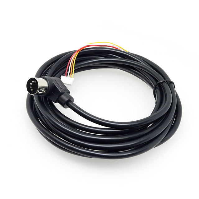 Right Angle 5 Pin DIN MIDI Cable 3M, 90 Degree Male to Male Extension Cord for Audio Keyboard Synthesizer, MIDI Controller