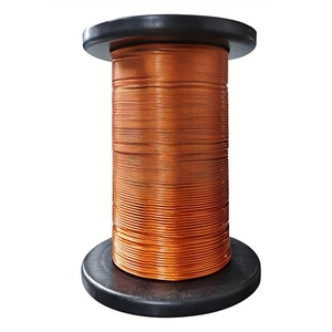 Alambre de Poliimida Clase 240 Envuelto en <span class=keywords><strong>Película</strong></span>, Alambre Magnético Envuelto en Kapton Resistente al Calor 240C para Bobinado de Motores de Tracción - Product Image 2