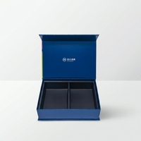 Boîtes rigides de luxe personnalisées avec impression couleur intégrale, fermeture magnétique et logo