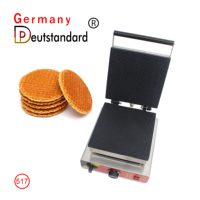 Machine commerciale de casse-croûte équipement de boulangerie électrique stroopwafels machine à crêpes