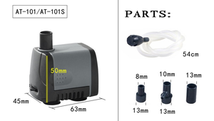 Jeatman — pompe à eau Submersible Ultra silencieuse, 220v, 600-3000l/H, Submersible, bassin, Aquarium, fontaine et réservoir de poisson - Product Image 2