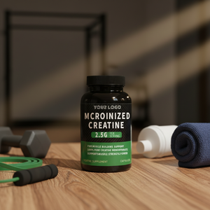 Capsules de créatine micronisée à base de formule végétale pour la croissance musculaire maigre, la production d'énergie, le soutien à l'exercice et la récupération après l'entraînement - Product Image 4