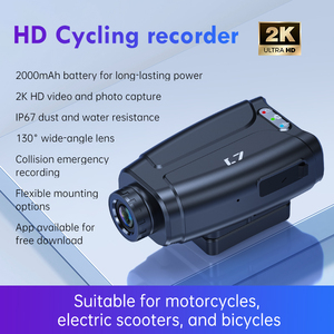 L7 2K HD Motorcycle <b>Dash</b> Cam 2000mAh Battery IP67 Waterproof Helmet Cycling <b>Camera</b> - Product Image 3