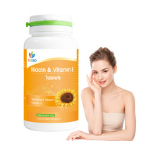 Tablet Vitamin E & Niacin Mendukung Elastisitas Kulit & Energi Rendah Gula Alami untuk Diet Khusus Pria & Wanita Dewasa