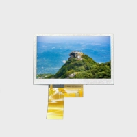 Panel LCD TFT 4,3 inci layar bercahaya tinggi 24Bit 480RGBx272 Antarmuka layar tampilan kendaraan