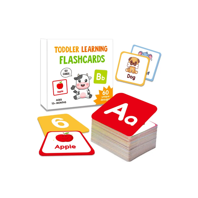 Flash Cards for Kids Educational Wholesale Custom Printing with Box Cognitive Cards Early Leaning Toy Flashcards
