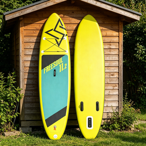 Planche à pagaie gonflable légère et unique en Drop Stitch, écologique, avec sac de transport portable, kit de sports nautiques familial, adulte, <span class=keywords><strong>3</strong></span> <span class=keywords><strong>ailerons</strong></span> - Product Image 1
